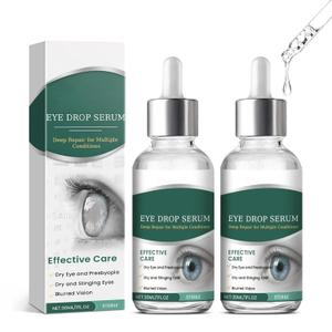 2PC Optifusion Eye Care, Herbionyx Nano Eye Serum, Gentle Moisturising, With Lutein, Vitamin C & E (2 Fl Oz (Pack of 1))