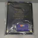 9 Pocket 3 Ring Leather TCG Binder for Baseball, Trading Game, and Sports Card, 30 Pages, Holds 540 Cards (10.8 x 1.8 x 13.5 In)