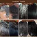 3 x 2 in 1 Hair Color Stick, Safe and Convenient Comb Hair Dye, Waterproof and Sweat-Proof Hair Dye Comb, Instant Convenient Root Touch Up for Gray Hair, for Women & Men, Pack of 2 (Black+Dark-Brown)