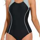 beautyin Women's One Piece Athletic Racerback Swimsuit Slimming Bathing Suit
XL