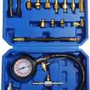TU-114 Auto Fuel Pressure Gauge Tester Kit Gasoline Pressure MetersAutomobile Instrument Testing Tool(Blue)