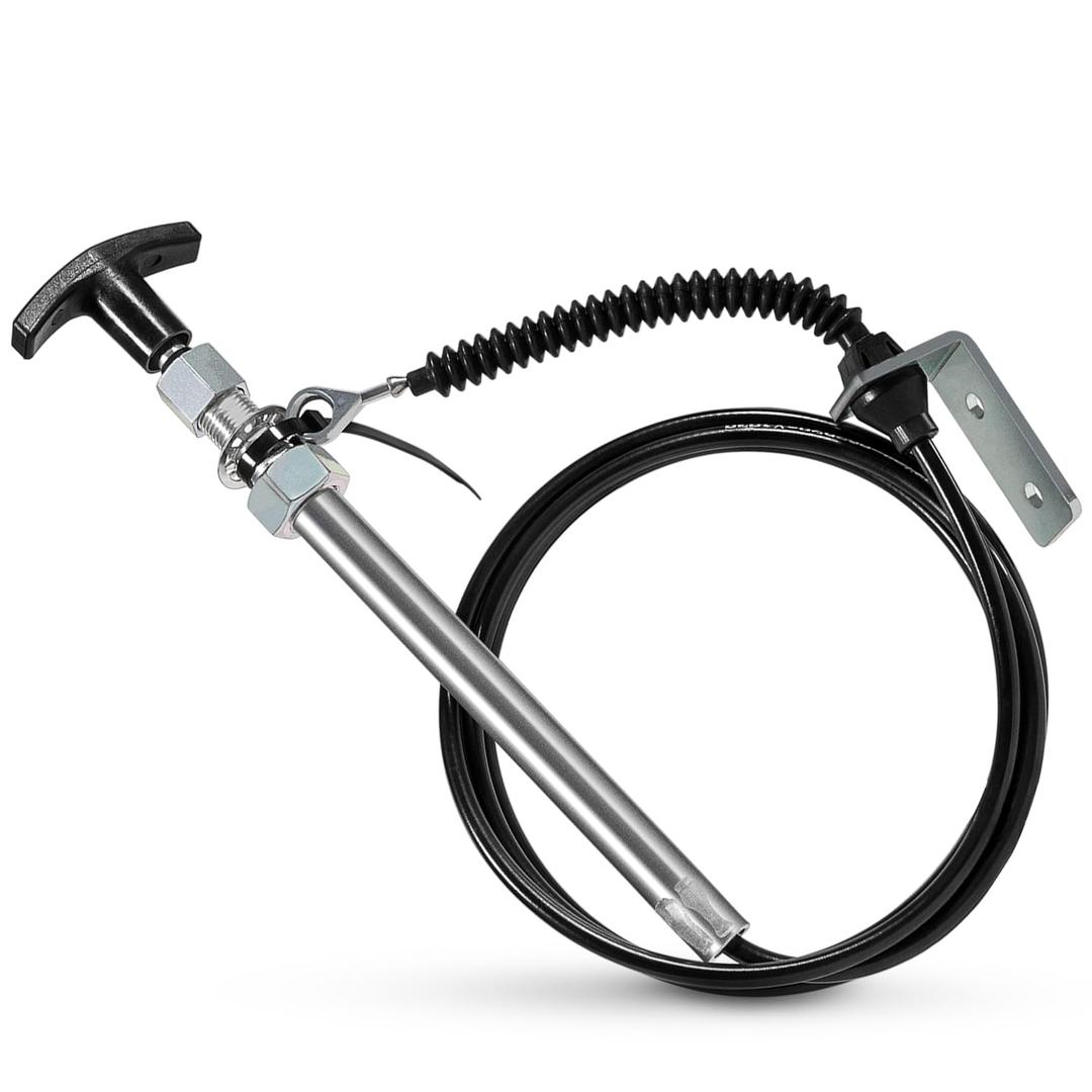 AM134404 Turn-to-Lock Spout Control Cable for John Deere 44'' 47'' 54'' 59'' 60'' Snow Thrower, Discharge Chute Angle Controller