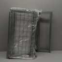 2 Pack 21 in Depth Pull Out Cabinet Storage with Smooth Rails,2-Tier Dual Pull Out Cabinet Storage for Bathroom Kitchen,Under Sink Shelf-Gun Gray