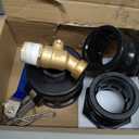 IBC Tote Adapter, 2" Cam Lock for 275-330 Gallon IBC Tote Tank with 2packs Groove Fittings, IBC Tote to Garden Hose Adapter with Brass Hose Faucet (3/4" Male NPT Inlet 3/4" Male GHT Threaded)