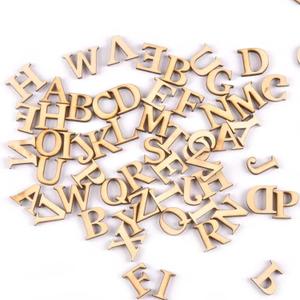 Natural Wood Slices,78Pcs Alphabet Letter Wooden Decoration Craft Handmade Accessory for Scrapbooking Unfinished Wood Arts