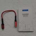 JSAUX Headphone Adapter for iPhone Lightning to 3.5mm Adapter [Apple MFi Certified] Compatible with iPhone 14 Pro Max/14 Plus/13 12 11 Pro Max/SE/XS-Red