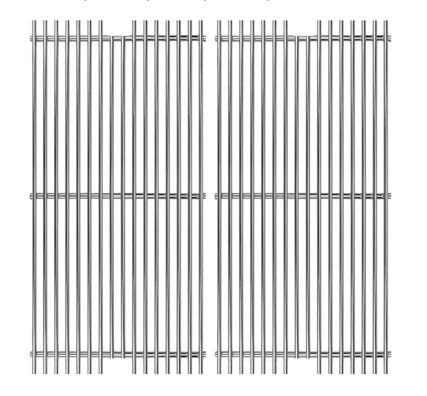 Shengyongh SS54911(2-Pack) 23 1/4" Stainless Steell Grates Replacement for Viking VGBQ 30" T Series, Viking VGBQ 41" T Series, Viking VGBQ 53" T Series,VGBQ300T,VGBQ0302T