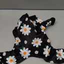 CuteBone Small Dogs Outfit Soft Puppy Onesies Pjs Dog Pajamas Pet Coat Cat Apparel Comfy Doggie Jumpsuit Bodysuit for All Seasons P221 XS (Daisy)