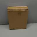 6 Pcs Artificial Christmas Teardrop Swag 18" Green and White Frosted Greenery Teardrop Wreath with Pine Cones Berry Clusters Burlap Bow Ribbon for Xmas Front Door Table Mantle Fireplace Decor 