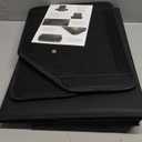 Car Organizers for Trunk for Suv Sedan, Leather Storage Box,Magnetic Lid,Collapsible and Adjustable,16.5 inches (Medium, Black)