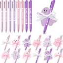 48 Sets Halloween Sticky Notes and Pens Set, 48 Ghost Memo Pads 48 Halloween Ballpoint Pens Ghost Party Gifts Supplies for Student Classroom School Birthday Party Gift Supplies Favors