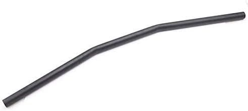 7/8" 22mm Universal Handlebar Drag Straight Bar For Honda Kawasaki Triumph Yamaha Suzuki Chopper Bobber Tracker (Black)