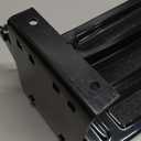 Lippert Components Radius 24" Single Manual RV Step Assembly, 300 lbs. Anti-Slip Steps, Compact One-Hand Expand or Collapse, Black Powder Coat, Travel Trailers, 5th Wheels, Campers - 432678