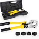 Hydraulic Copper Tube Crimping Tool with 3/5 3/4 1 5/4 Inch Jaws, Copper Tube Fittings Hydraulic Pipe Crimping Tool for Pro Press, Copper Pipe Fittings.