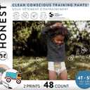 The Honest Company Clean Conscious Training Pants for Sensitive Skin, Hypoallergenic, Fragrance-Free, Rompin' & Stompin' Diggin' It, Size 4T/5T (38 lbs), 48 Count