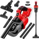 Cordless Vacuum Cleaner for Milwaukee M18 Battery, 5 in 1 Cordless Vacuum with 500W Brushless Motor Max 18000r/Min50CFM 100AW Handheld Vacuum Cordless for Floor, Carpet, CarFurniture(No Battery)