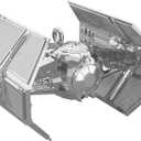 Hallmark Keepsake Star Wars Mini Christmas Ornament (Darth Vader's TIE Fighter) 0.75" Tiny Ornament for Tabletop Tree