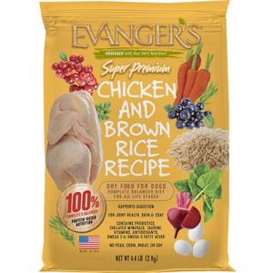 EVANGER'S Chicken Brown Rice 4.4-LB, EXP 062126