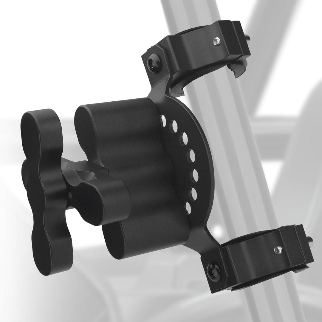 Chelhead UTV ATV Metal Gas Can Mount for 1''-2'' Roll Bar Oil Can Water Tank Gasoline Pack Mount Compatible with Polaris RZR Pioneer Can Am Maverick X3 Commander Yamaha Talon ATV (No Key)