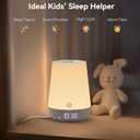 Dreamegg Sound Machine Baby - White Noise Sound Machine Baby With Night Light, Ok to Wake Alarm Clock, 34 Soothing Sounds, Sleep Trainer, Routine Builder, App Control for Kids Nursery Sleeping Bedroom