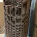 ECOMISTIQ® Cylindrical Umbrella Stand Uncovered Top Woven ...