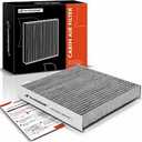 A-Premium Cabin Air Filter with Activated Carbon Compatible with Jeep Grand Cherokee 2011-2021, Grand Cherokee WK 2022-2022 & Dodge Durango 2011-2022, Replace# 68079487AA