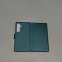 Wallet Case for Samsung Galaxy S25 Plus/S25+, RFID Blocking Credit Card Holder, PU Leather Folio Flip Kickstand Protective Shockproof Cover for Galaxy S25 Plus (Bluegreen)