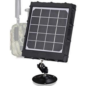 TKKOK Trail Camera Solar Power Panel 8000mAh 3W Supporting 12V 9V 6V for All 3G 4G Hunting Game Camera or Deer Feeder