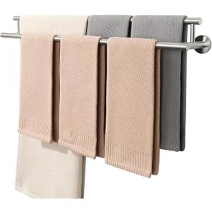 Alise Double Towel Bar Brushed Nickel,32" Towel Racks for Bathroom Wall Mounted,Bathroom Towel Rack SUS304 Stainless Steel Bathroom Towel Holder Quick Drying Hand Towel Holder Towel Bar for Walls