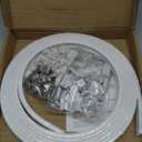 Ceiling Curtain Track, Flexible Bendable Curtain Rail System, 20Ft Wall Mount Heavy Duty Sliding Room Divider Ceiling Track for Curtains, RV, Shower, Hospital (White)