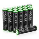 HiQuick 16 Counts Rechargeable Batteries AAA 1100mAh High Capacity Performance 1.2V, Per-Charged Ni-MH AAA Battery