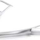 ABS Car Interior Steering Wheel Frame Cover Trim Sticker for BMW 3, 5, 7, 6 Series GT X3 X5 X7 G01 G05 G07 G20 G30 G11 Luxury 2019-2020 (Chrome, Style A)