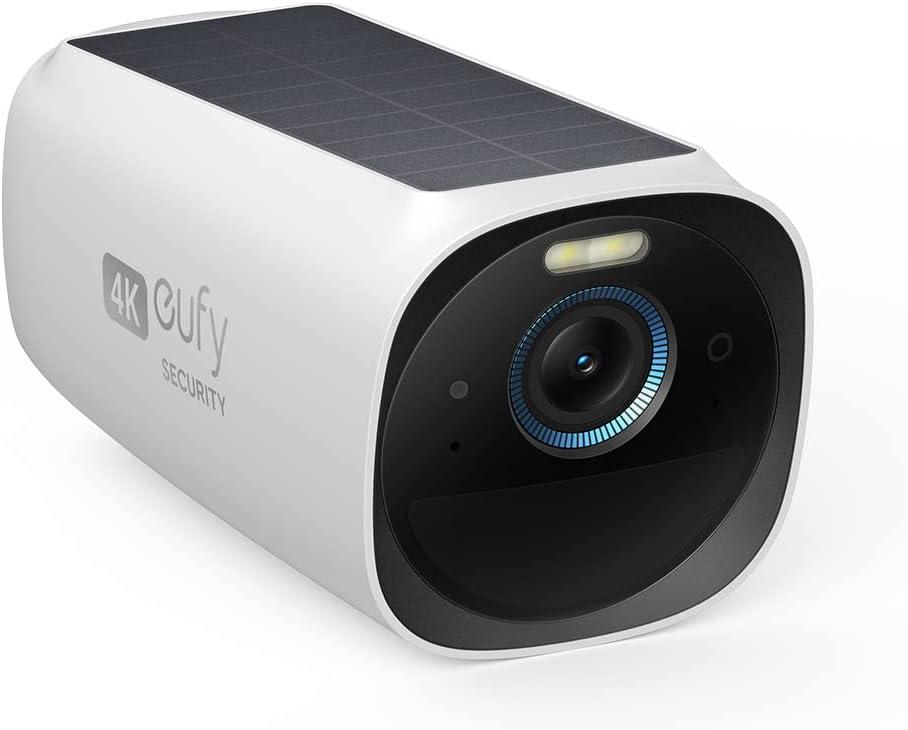 eufy Security eufyCam S330 (eufyCam 3) Add-on Camera, Security Camera Outdoor Wireless, 4K with Integrated Solar Panel, Face Recognition AI, Expandable Local Storage, Spotlight, No Monthly Fee eufy Security eufyCam S330 (eufyCam 3) Add-on Camera, Security Camera Outdoor Wireless, 4K with Integrated Solar Panel, Face Recognition AI, Expandable Local Storage, Spotlight, No Monthly Fee