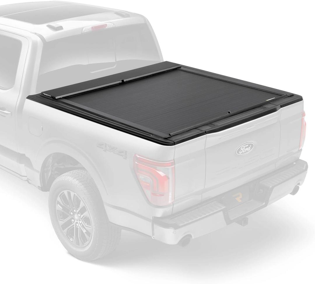 RealTruck Roll-N-Lock M-Series Retractable Truck Bed Tonneau Cover | LG226M | Fits 2020 - 2025 Chevy/GMC Silverado/Sierra 2500/3500HD 6' 10" Bed (82.2")