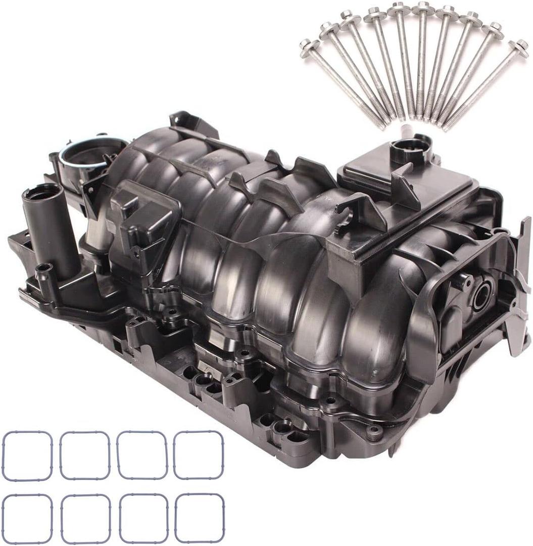 Engine Intake Manifold Assembly Compatible with 2009-2018 Dodge Ram 1500 2500 3500 2019-2021 RAM 1500 2009 Chrysler Aspen 5.7L V8 OE# 68194114AC Replaces OE# 68194114AC