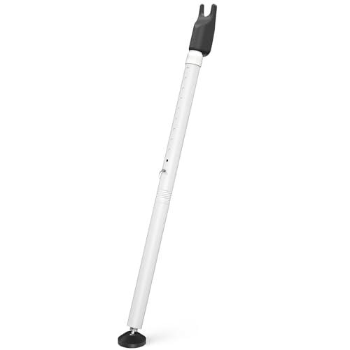 Sliding Glass Door Security Bar, Patio Door Barricade Security Bar, Apartment BarSliding Door Security Bar, Door Jammer, White, 1 Pack