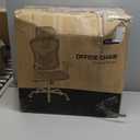 Marsail Drafting Chair, Tall Office Chair with 2D Lumbar Support, Standing Desk Chair,High Office Chair with Padded Flip-Up Armrests & Adjustable Footrest Ring, Ebony