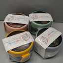 mekueeex 4pcs Overnight Oat Containers with Lids and Reusable Plastic Spoons,20oz Portable Stainless Steel Yogurt Breakfast On The Go Cups, Cups for Cereal,Milk and fruit Salad Storage Container