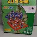Guessing Board Game for Kids & Adults, Who is It, Dinosaur Animals for 2 Players, Fun Puzzle Game for Travel, Parties & Game Night