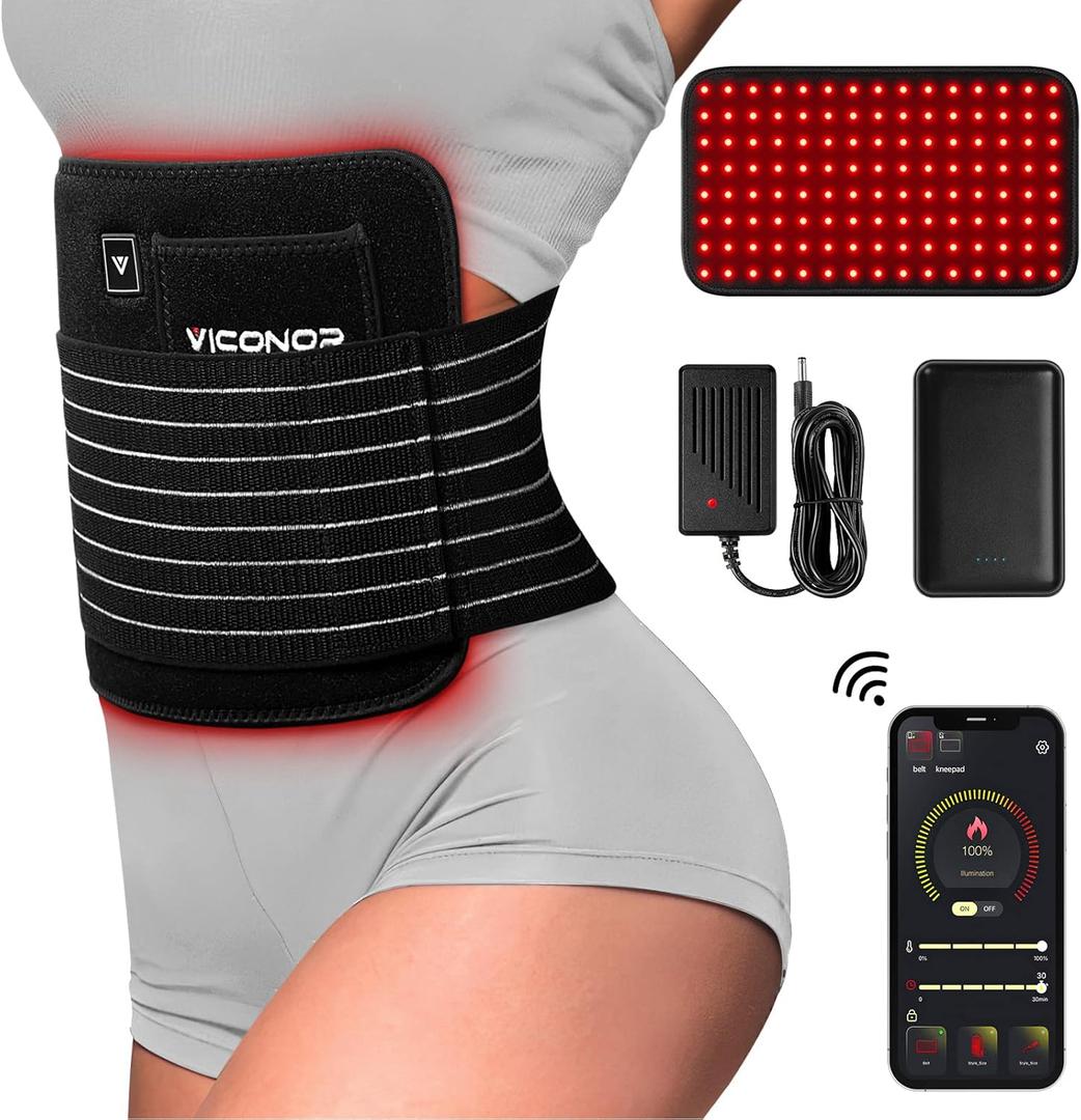 Viconor Red Light Therapy Belt, Black