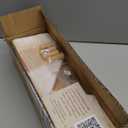 BINGY Nursery Book Shelves - Set of 2 Wall Shelves with Hooks for Clothes - 2-Tier Nursery Bookshelves Made from Solid Wood - 15.71" x 4.8" x 5.5" - Natural Wood