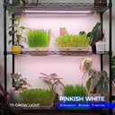 Barrina T5 Grow Lights for Indoor Plants, Full Spectrum LED Grow Light, 2FT 80W (8 x 10W), Plant Lamp for Indoor Growing, Seed Starting, Pinkish White, 8-Pack
