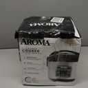 AROMA Digital Rice Cooker, 4-Cup (Uncooked) / 8-Cup (Cooked), Steamer, Grain Cooker, Multicooker, 2 Qt, Stainless Steel Exterior, ARC-914SBD