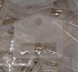 Plastic Hang Tabs, Pack of 25