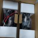 2PCS 200PSI Heavy Duty Air Train Horn/Air Ride Suspension Compressor 12V 3/8 NPT Black for Car Horns