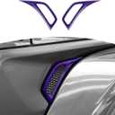 RT-TCZ for Jeep JL Side Fender Vent Decal Trim Cover for Jeep Wrangler JL JLU 2018-Present for Gladiator JT 2020-Present Purple Exterior Accessories 2pcs