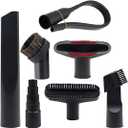 1 1/4" Vacuum Accessories and Attachments for Shop Vac Household Cleaning Vacuum Brush Attachment Nozzle Flexible Crevice Tool with 1 7/8" 1 3/8" to 1" Hose Adapter, 7 Pack