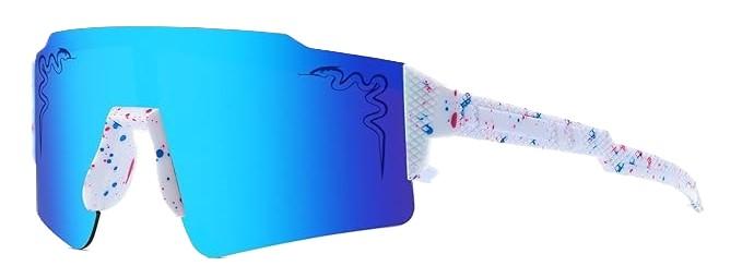 Rycrosdy 2 pcs Youth Baseball Glasses Boys Girls UV400 Kids Teen Softball Sunglasses Child Young Men Women Bike Football Eyewear - NY10