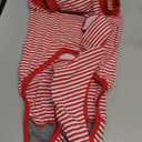 FUAMEY Dog Recovery Suit Male,Dogs Surgery Neuter Suits Puppy Spay Shirts for Female Protect Dog's Skin Anti Licking Abdominal Wounds Doggie Onesie Pet Bodysuit Alternative to Cone Red Stripes XL (XL(Back:20.1-24.8in,WT:42-75lbs))