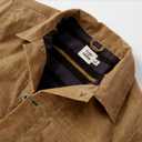 Huckberry Flint and Tinder Men's Flannel-Lined Waxed Trucker Jacket, Water & Weather Resistant Mens Jacket, L